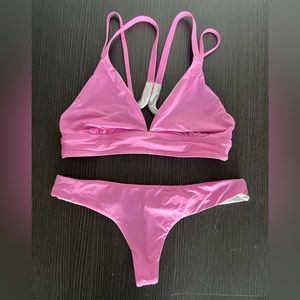 Patagonia Pink Nanogrip Surf Bikini
